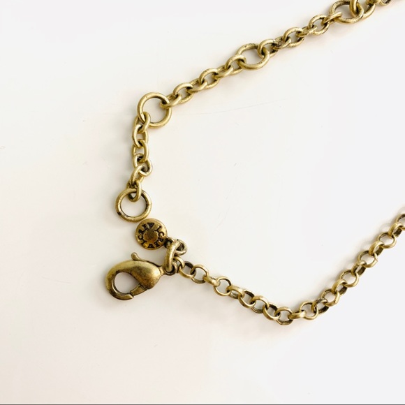 J Crew Statement necklace with neon embedded bead - Picture 4 of 8